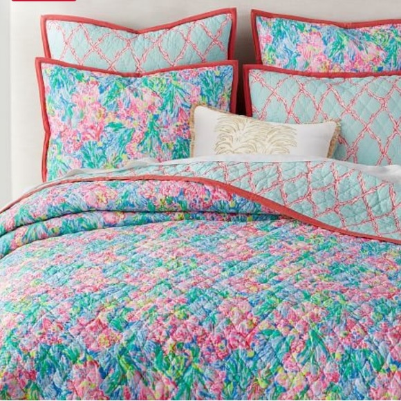 Lilly Pulitzer Other - Pottery Barn Lilly Pulitzer Fan Sea Pants Quilt